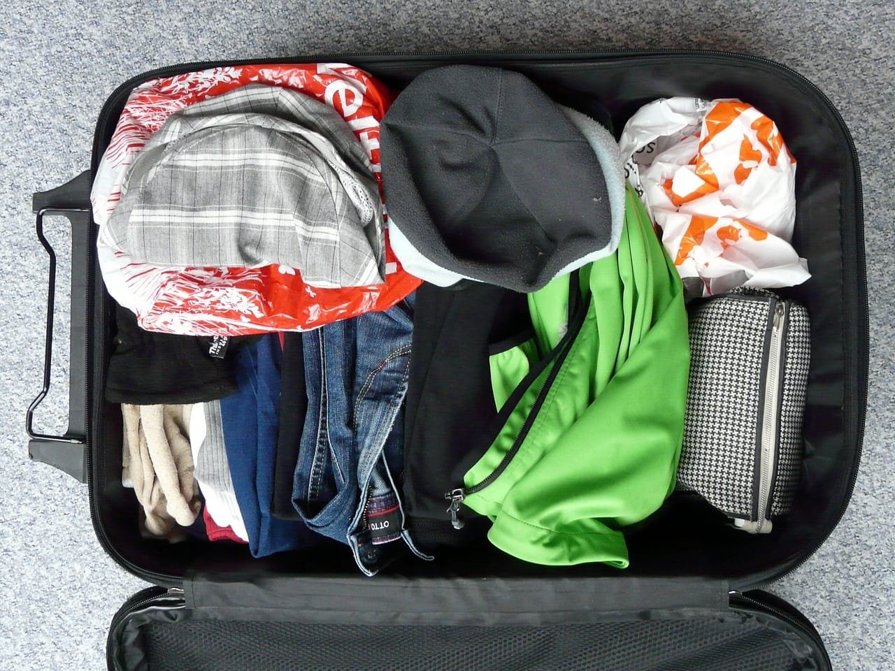 travel packing hacks suitcase